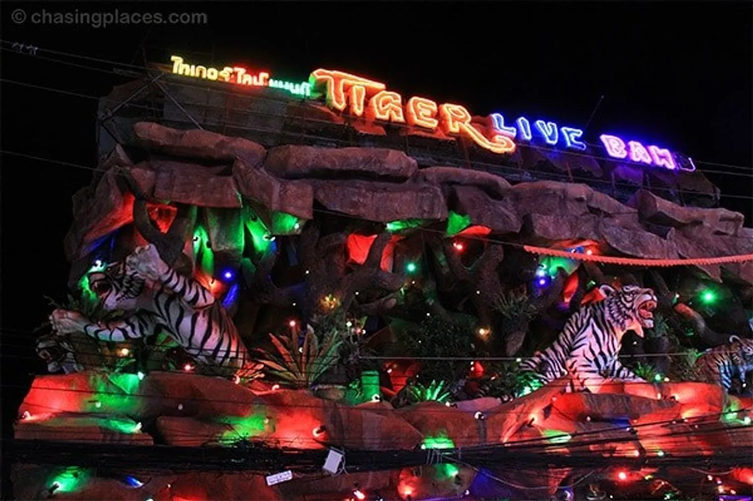 There is no shortage of neon on Bangla Rd