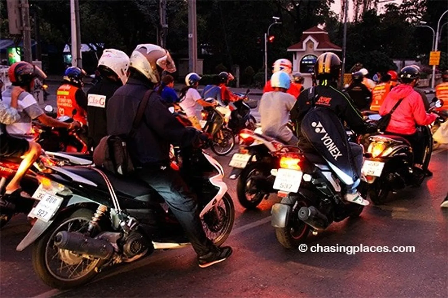 Watch Bangkok's streets come alive as the sun starts to set