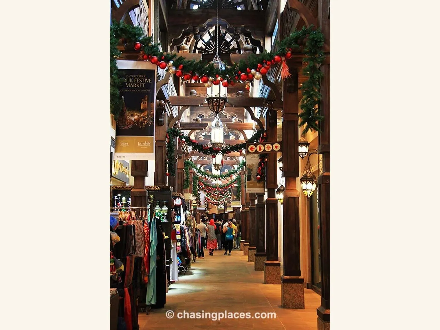 The exquisite interior of Souk Madinat Jumeirah