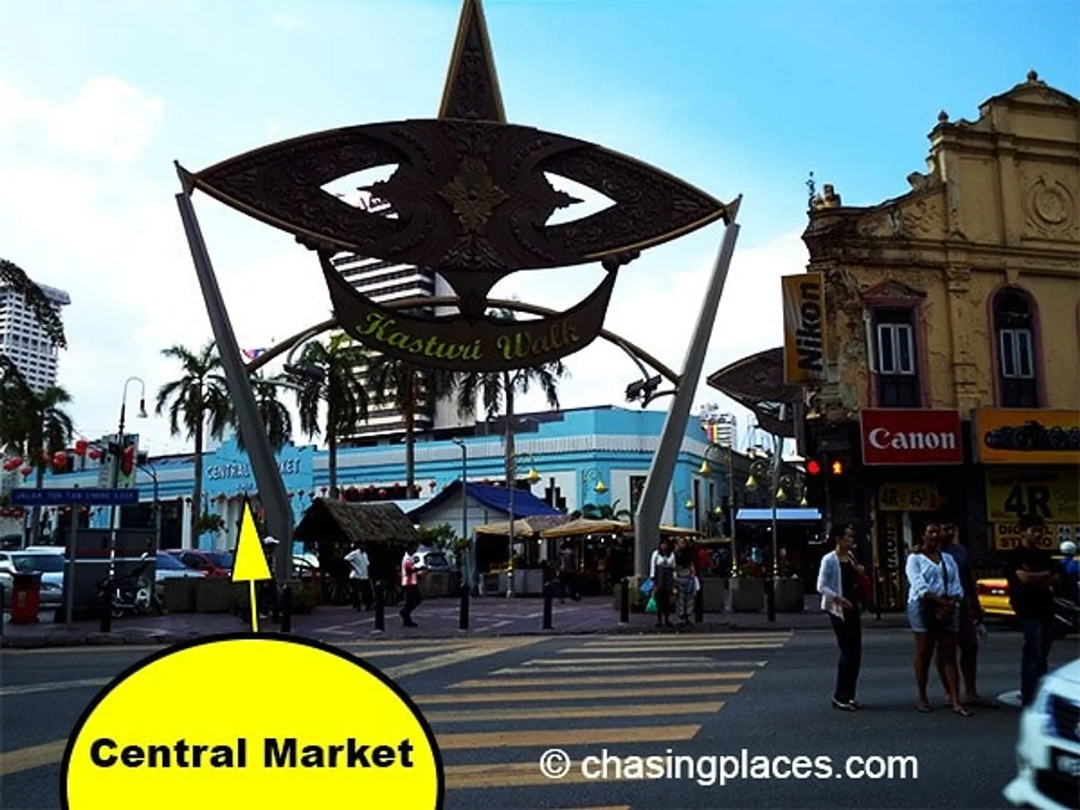The Kasturi Walk, the exterior space of Central Market
