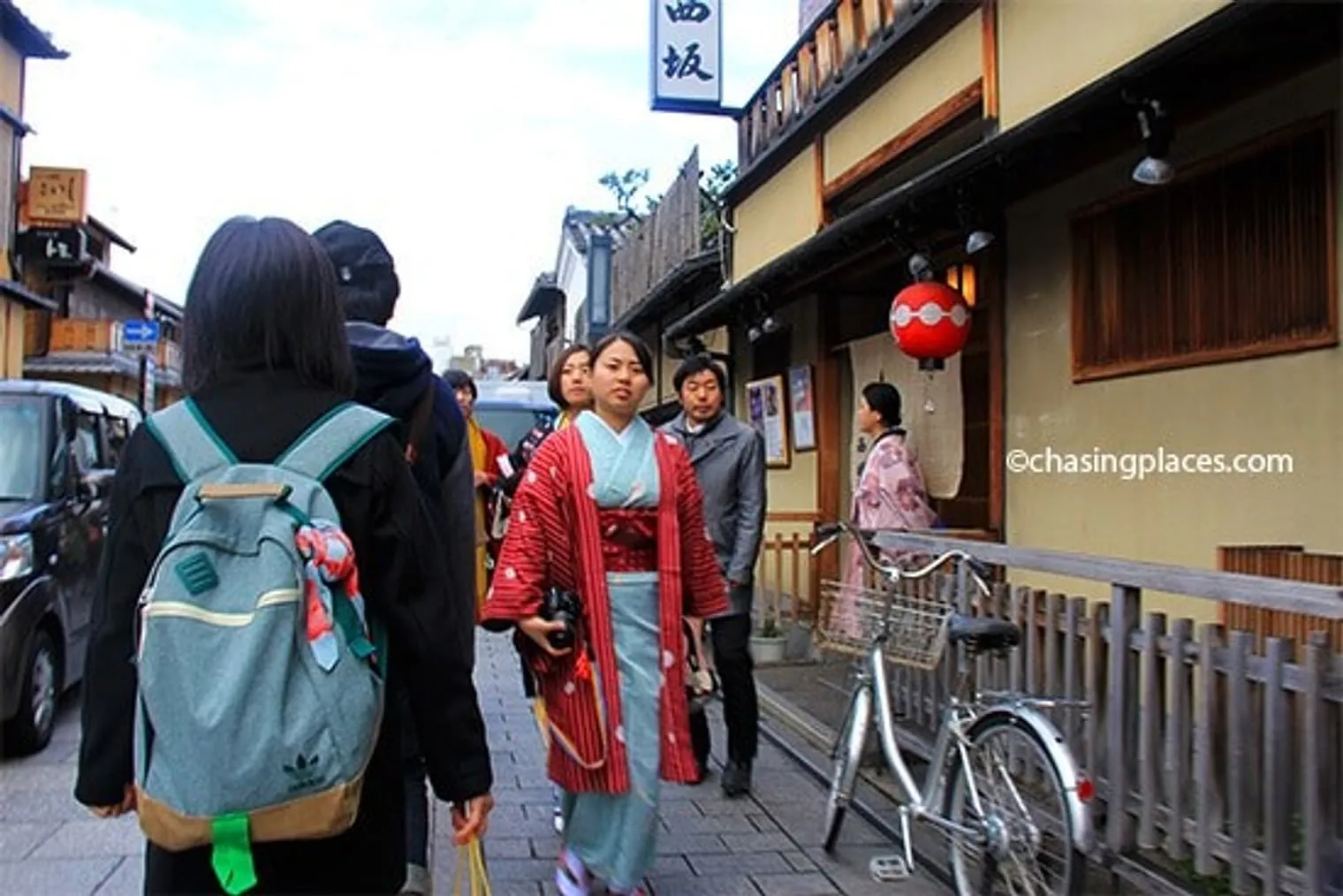 You will come across many traditionally dressed locals iin Gion