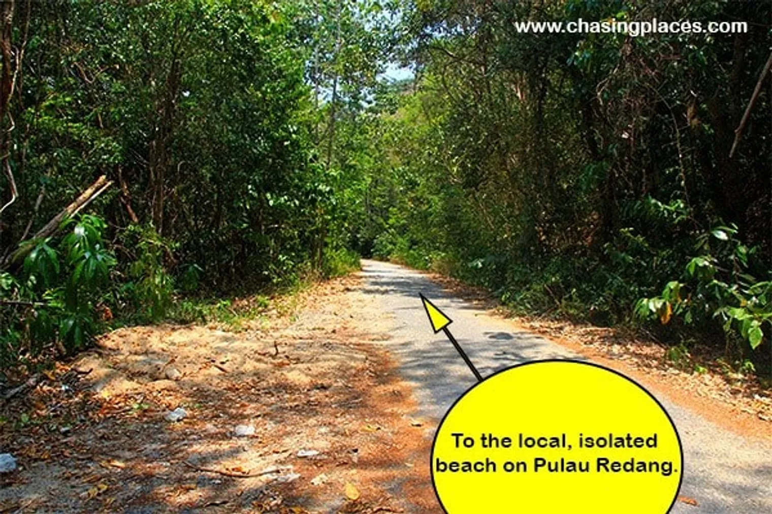 You can either walk or take ride a moto to the isolated beach near Kampung Baru