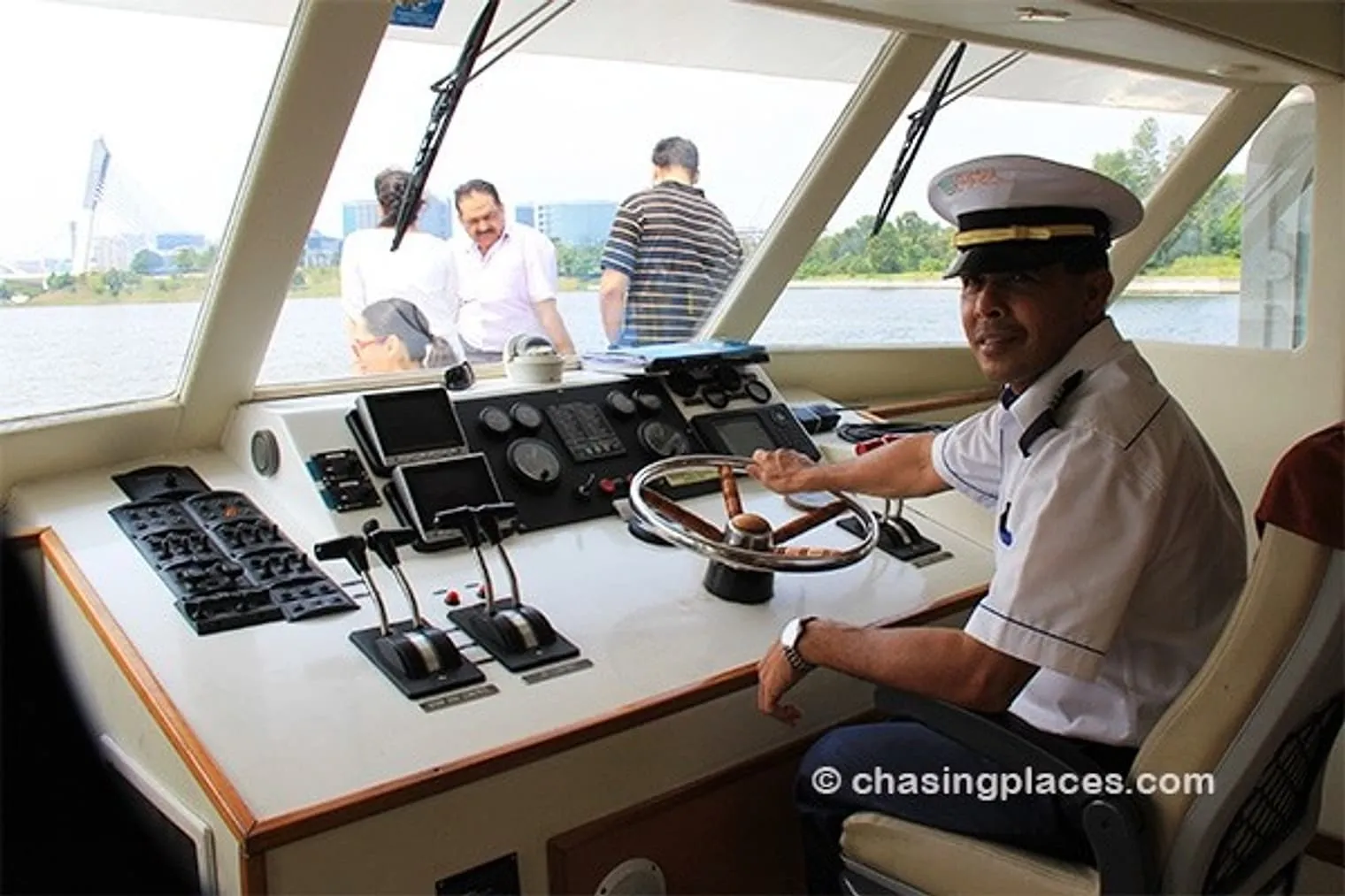 Take a cruise while in Putrajaya. It's a great way to get a glimpse of the modern architecture.