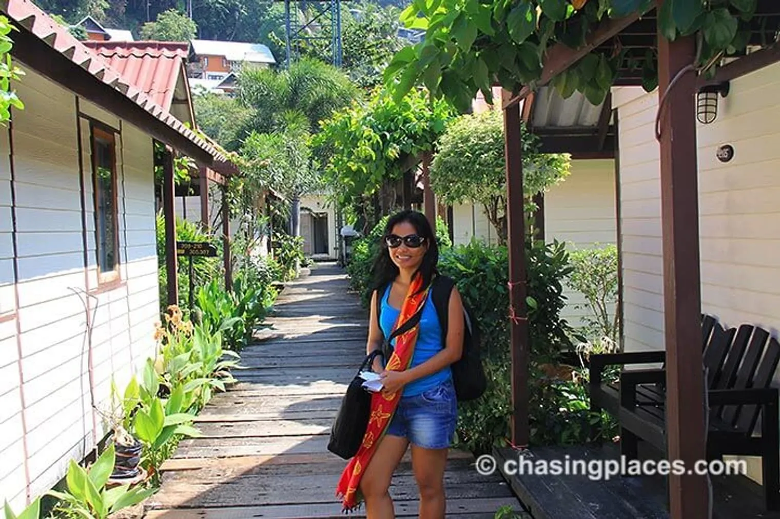 The lovely pathway to our room on Koh Phi Phi.