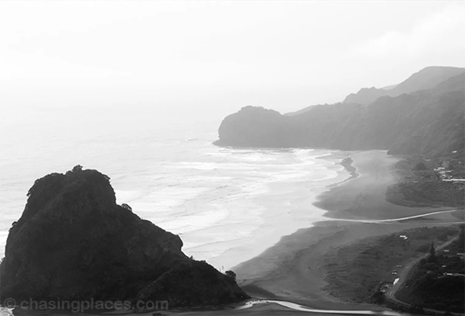 The majestic beauty of Piha Beach, New Zealandn photo courtesy of Janice Pasila