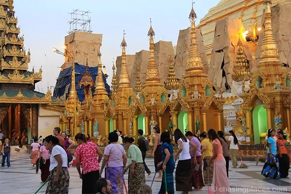 Photo for the travel story: A Visit to Golden Shwedagon Pagoda of Yangon, Myanmar