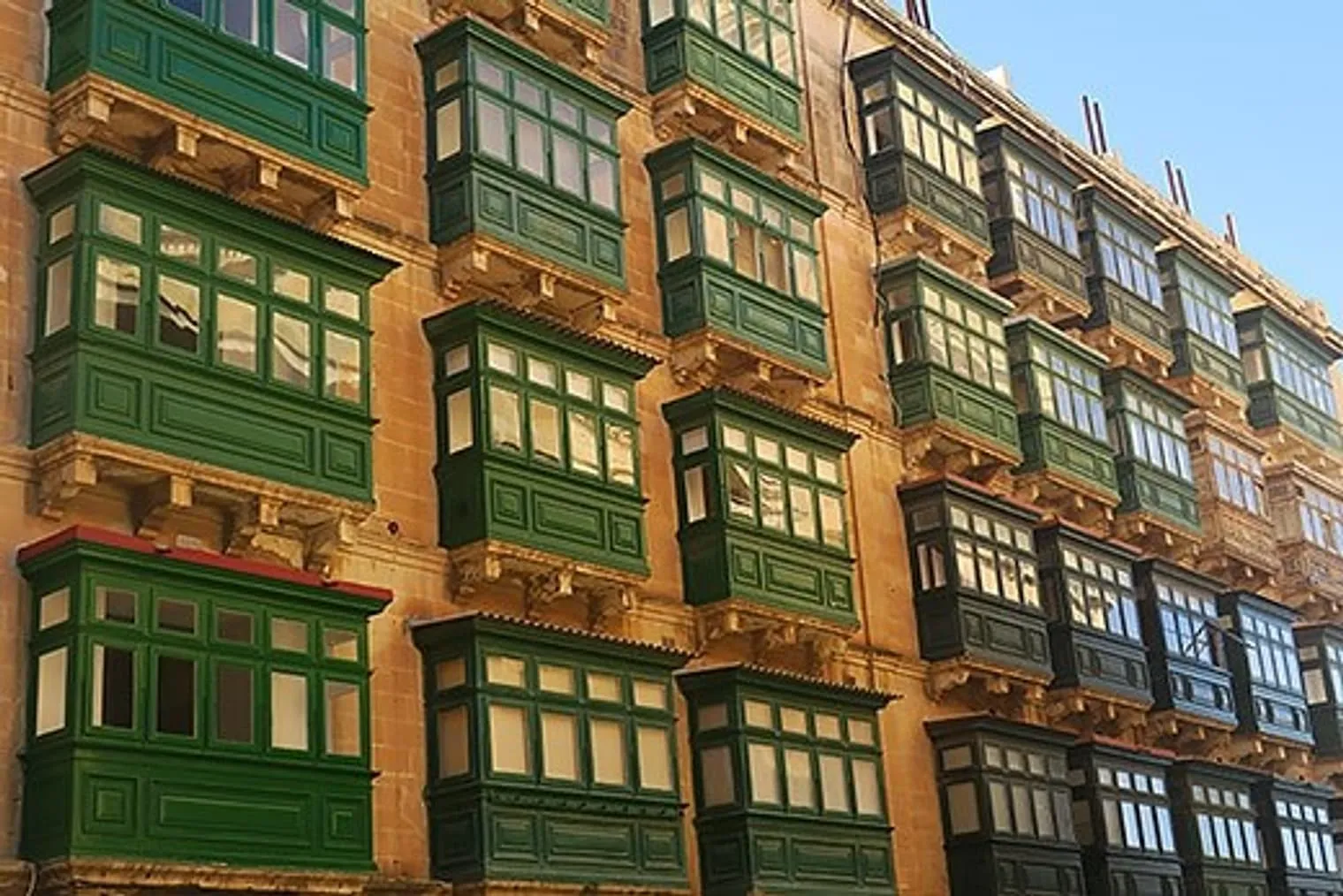 The Malta balconies are really captivating