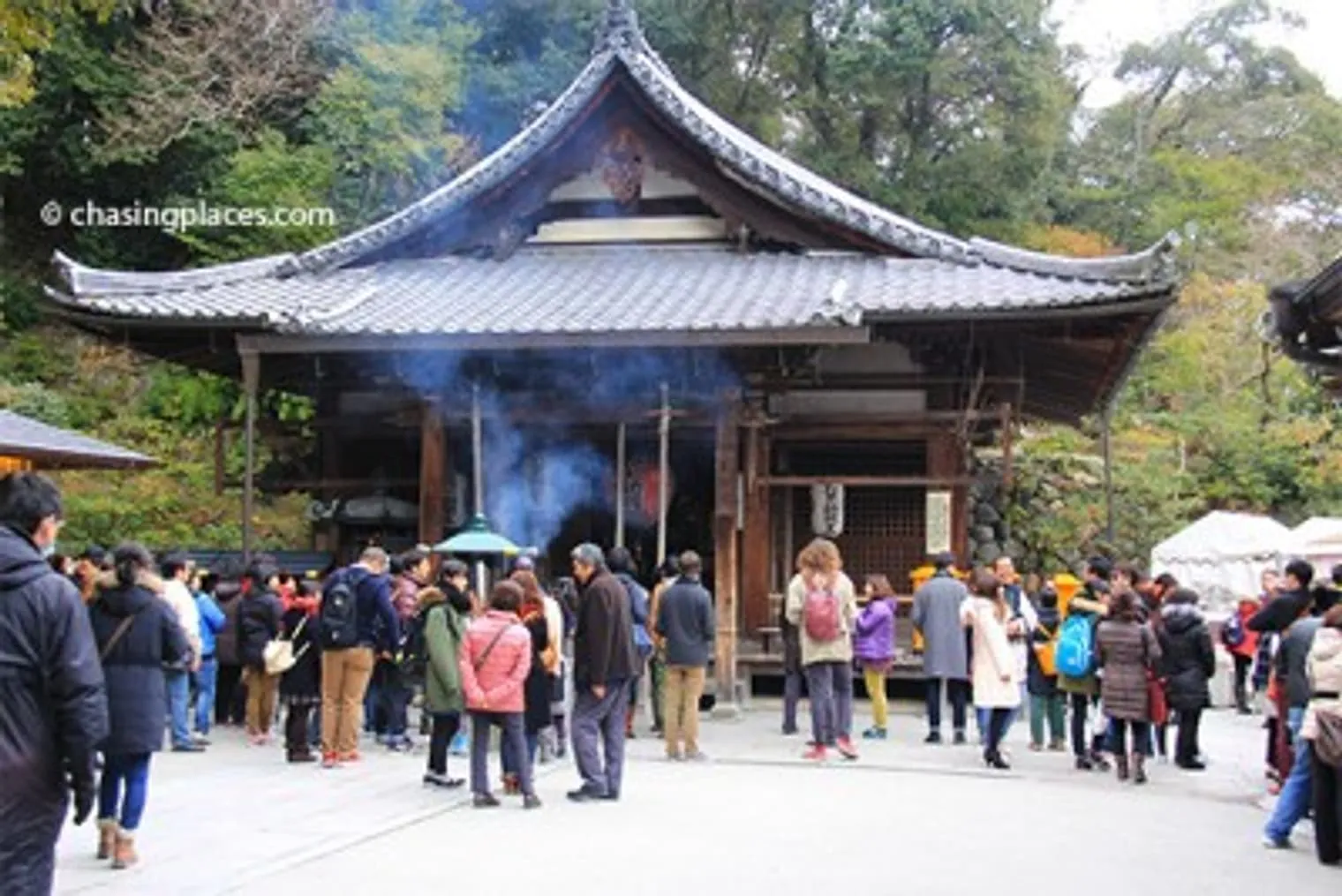 The temple near the Golden Pavilion