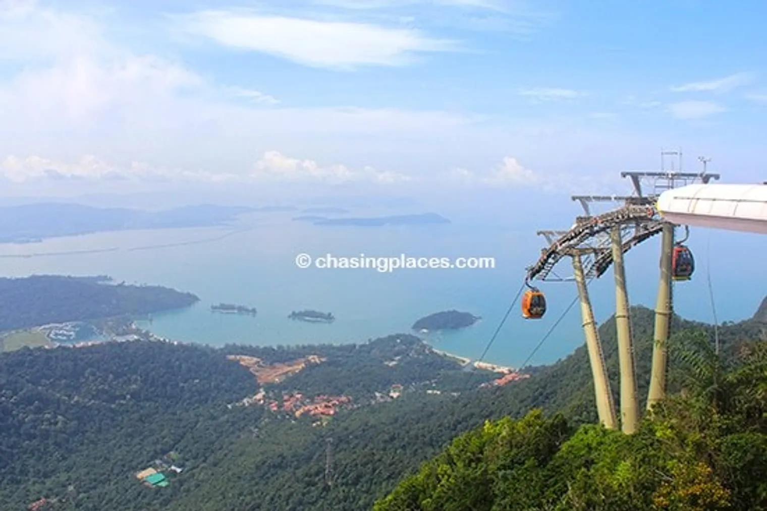 The panoramic view of Pantai Kok and area