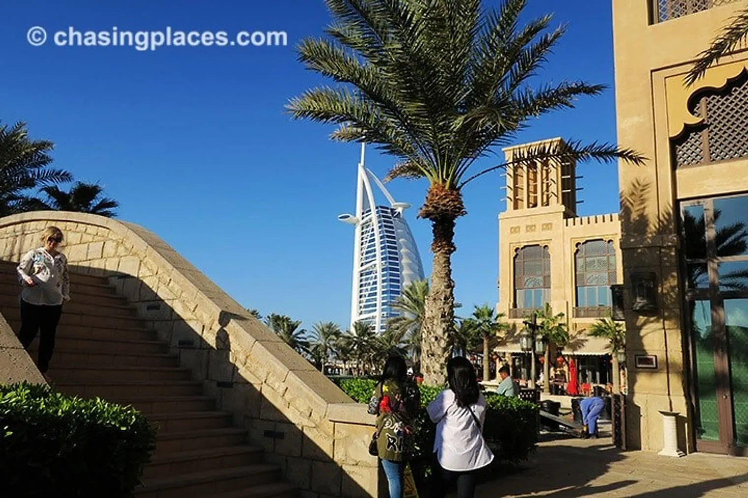 View of the Burj Al Arab from Madinat Jumeirah