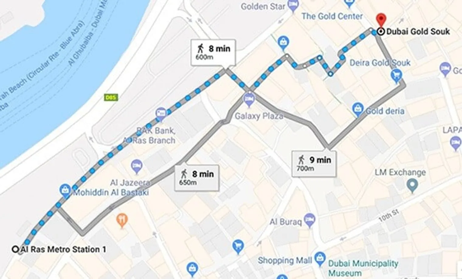 Photo from “How to Get to Dubai’s Remarkable Gold Souk (Market) Using The Dubai Metro”