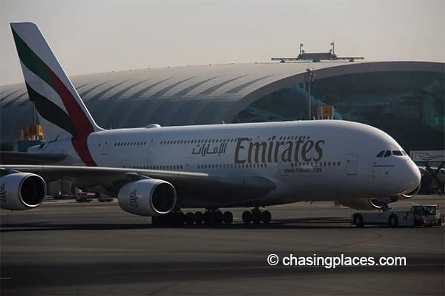 Landing in Dubai International Airport