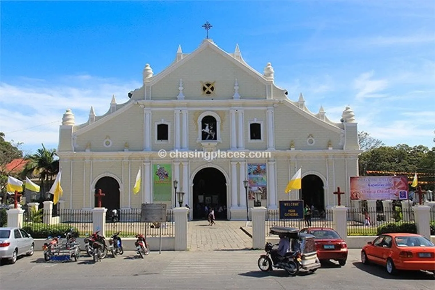 One of the best known landmarks in Vigan, the Cathedral