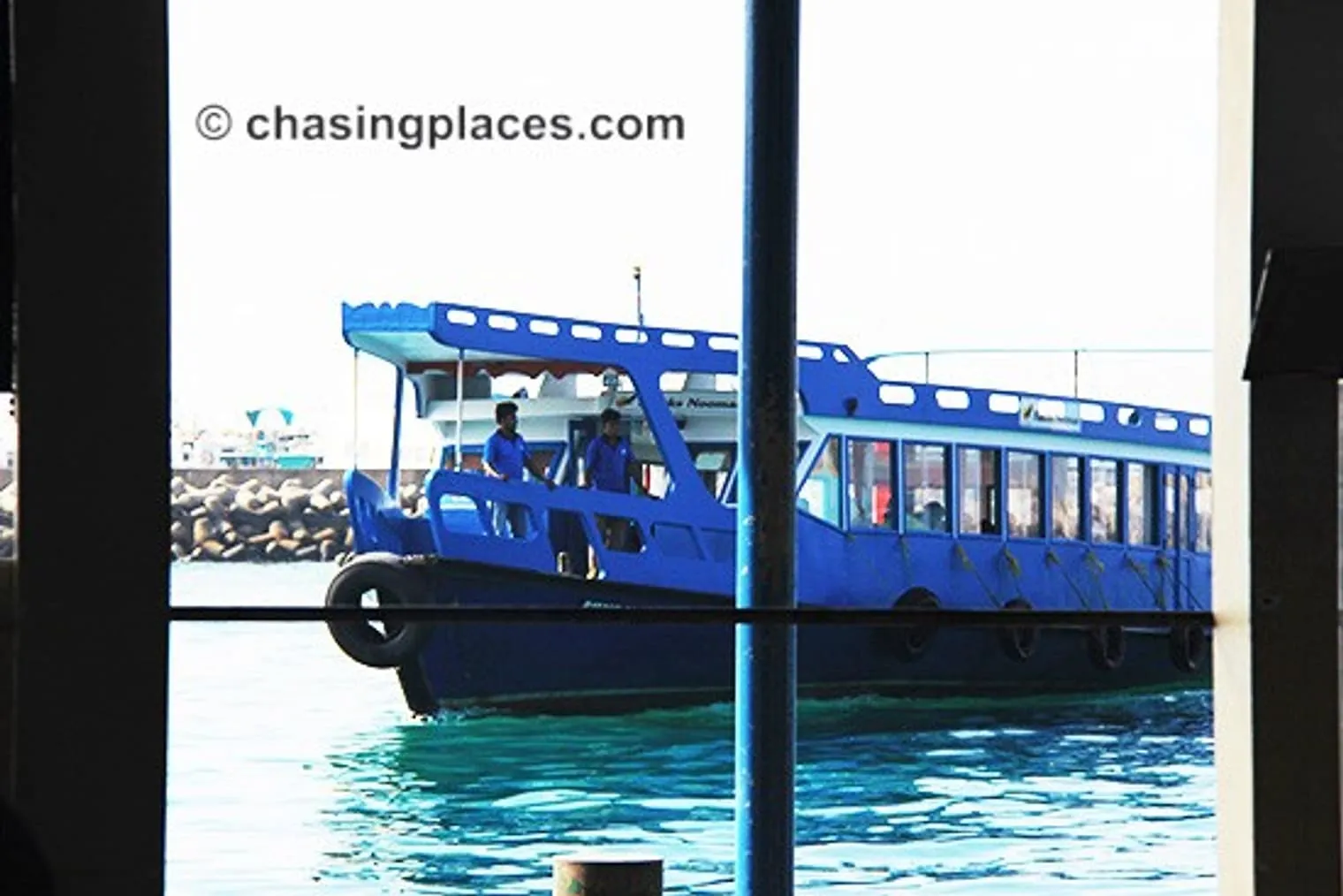 The public ferry that goes from Male to Villingili