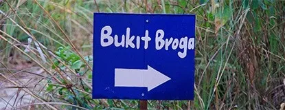 Climbing Broga Hill, Kampung Broga, Malaysia