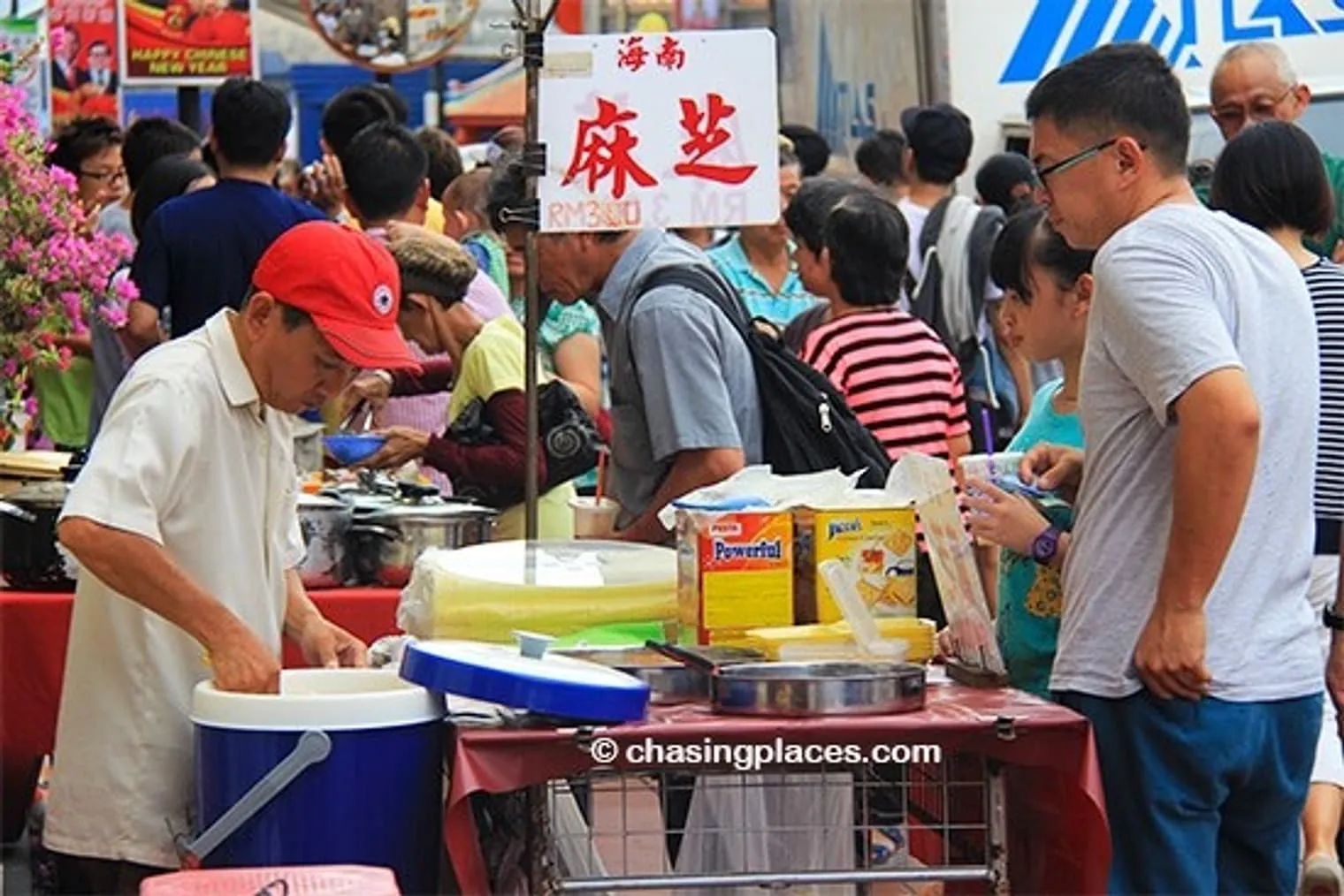 Try some local snacks while on Jonker Walk in Melaka
