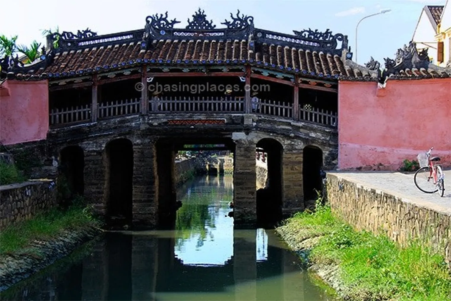 The ancient Bridge in Hoi An's Old Town