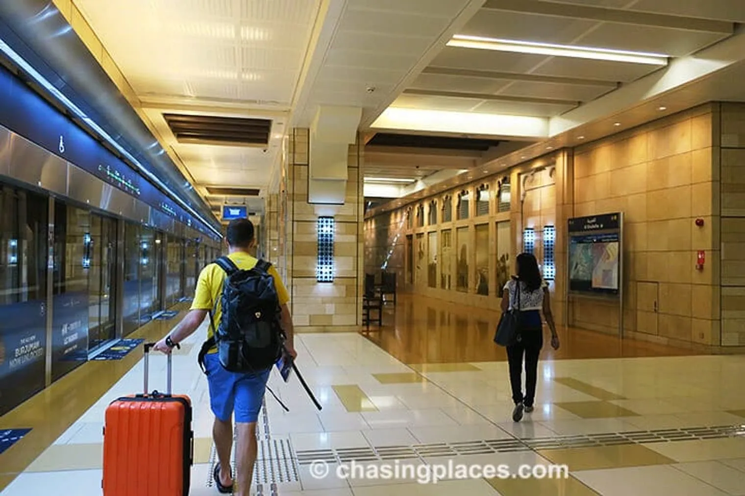 Inside the modern Dubai Metro