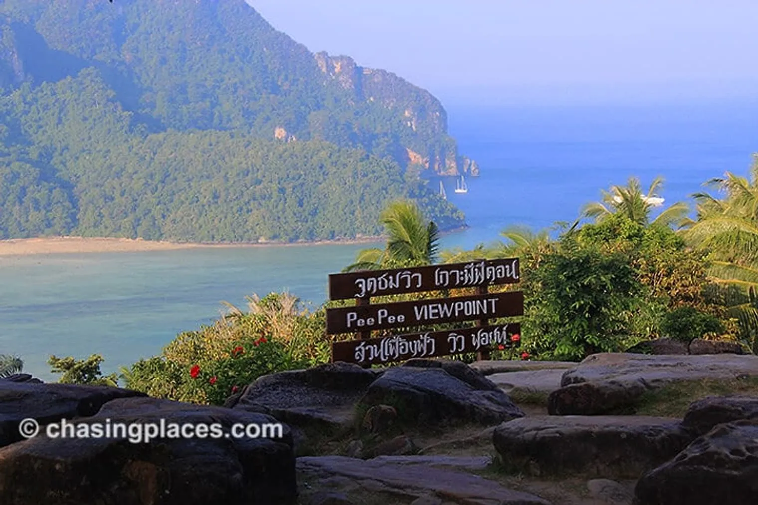 The Phi Phi Viewpoint is one of the attractions on the island that must be kept clean at all times.