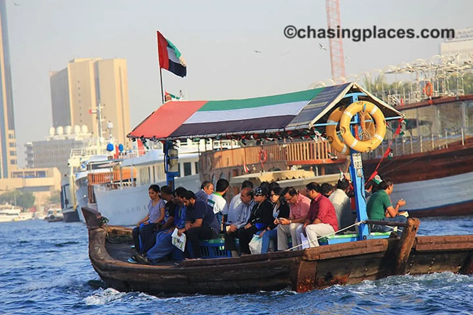 Aside from tourists, migrant workers also frequently use the abra to get home.