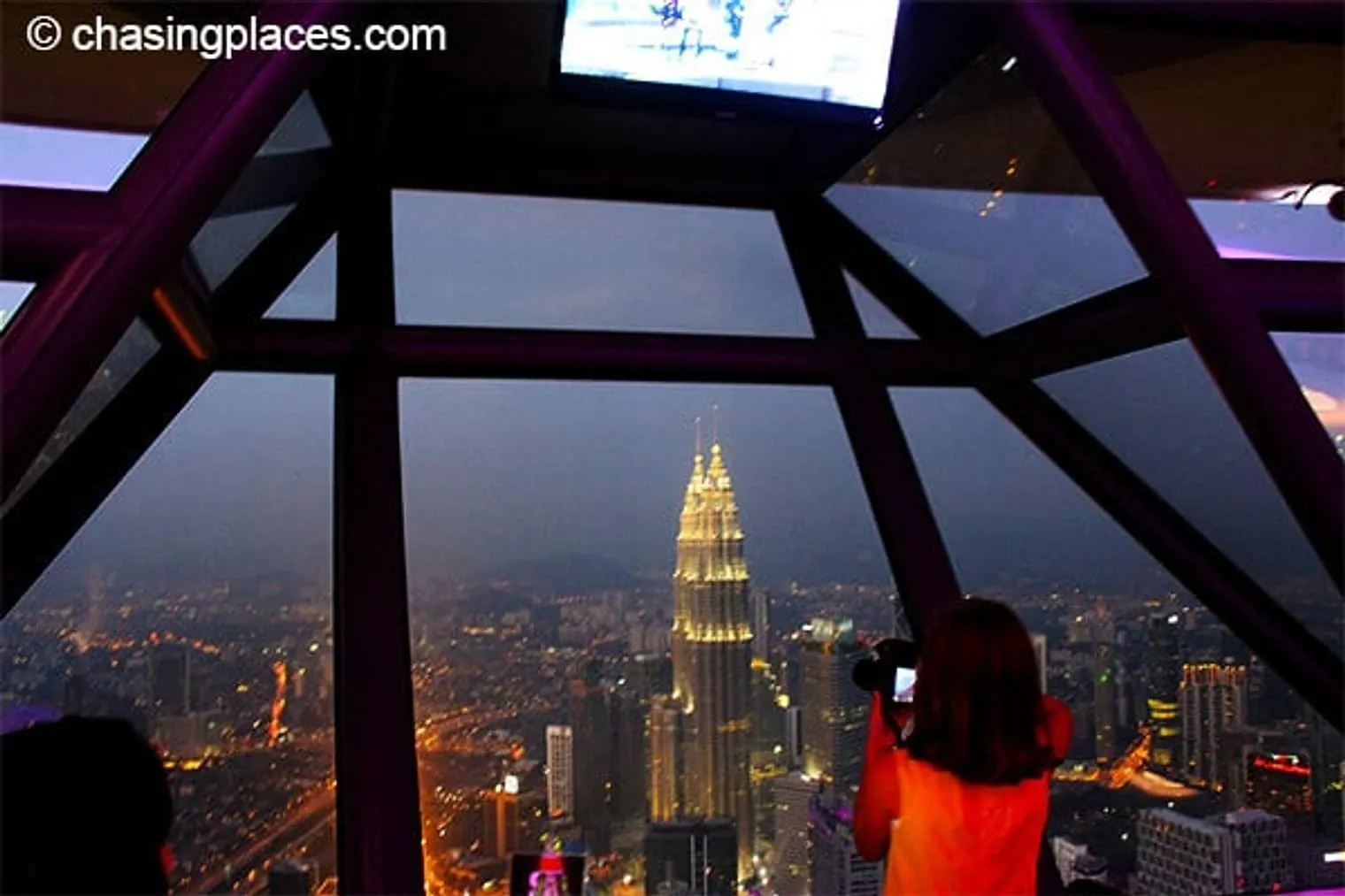 View of the Petronas Tower from the KL Tower