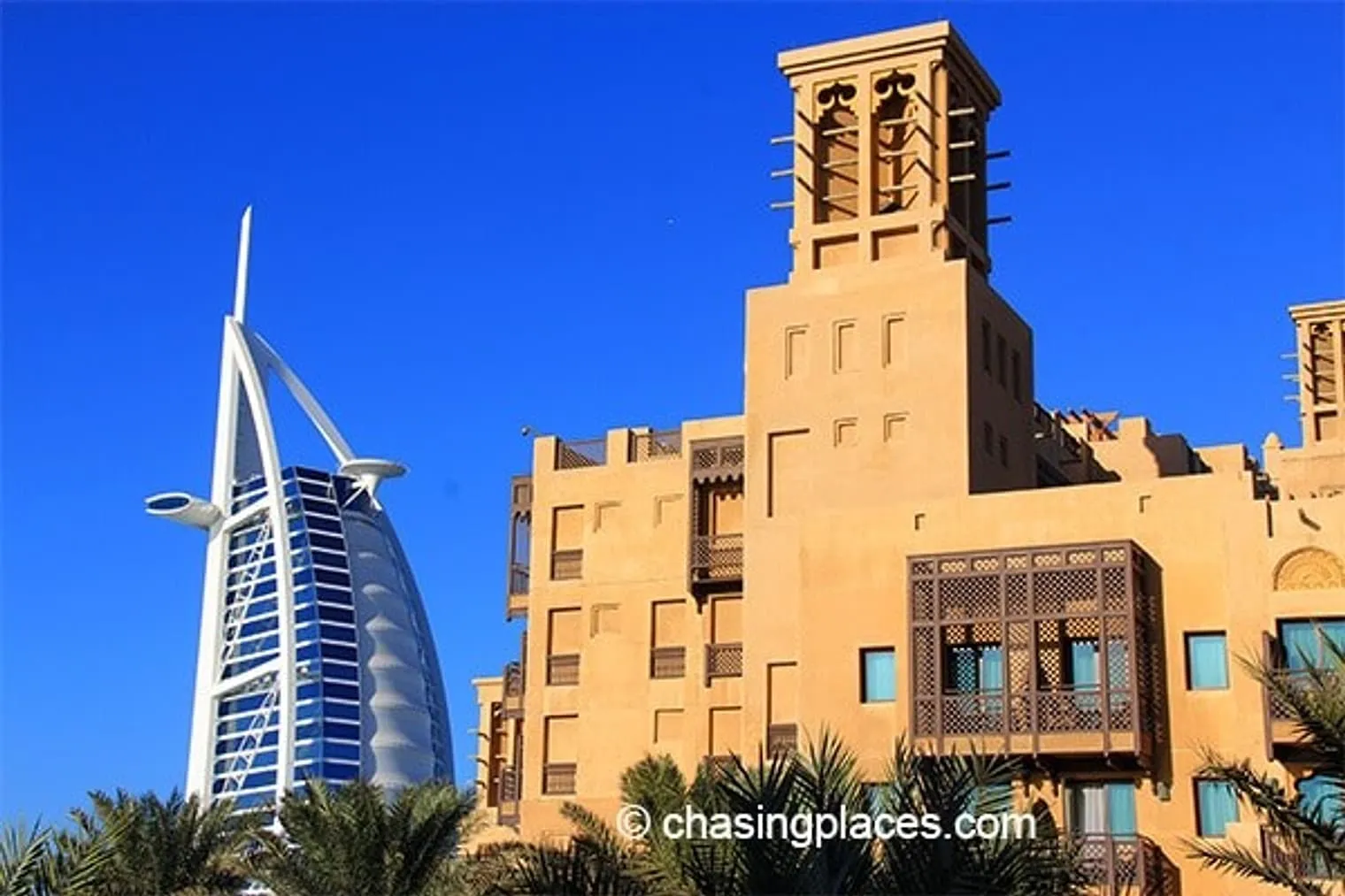 Burj Al-Arab in the background
