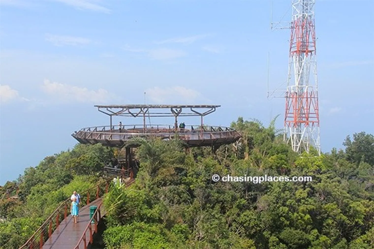 One of the viewing platforms