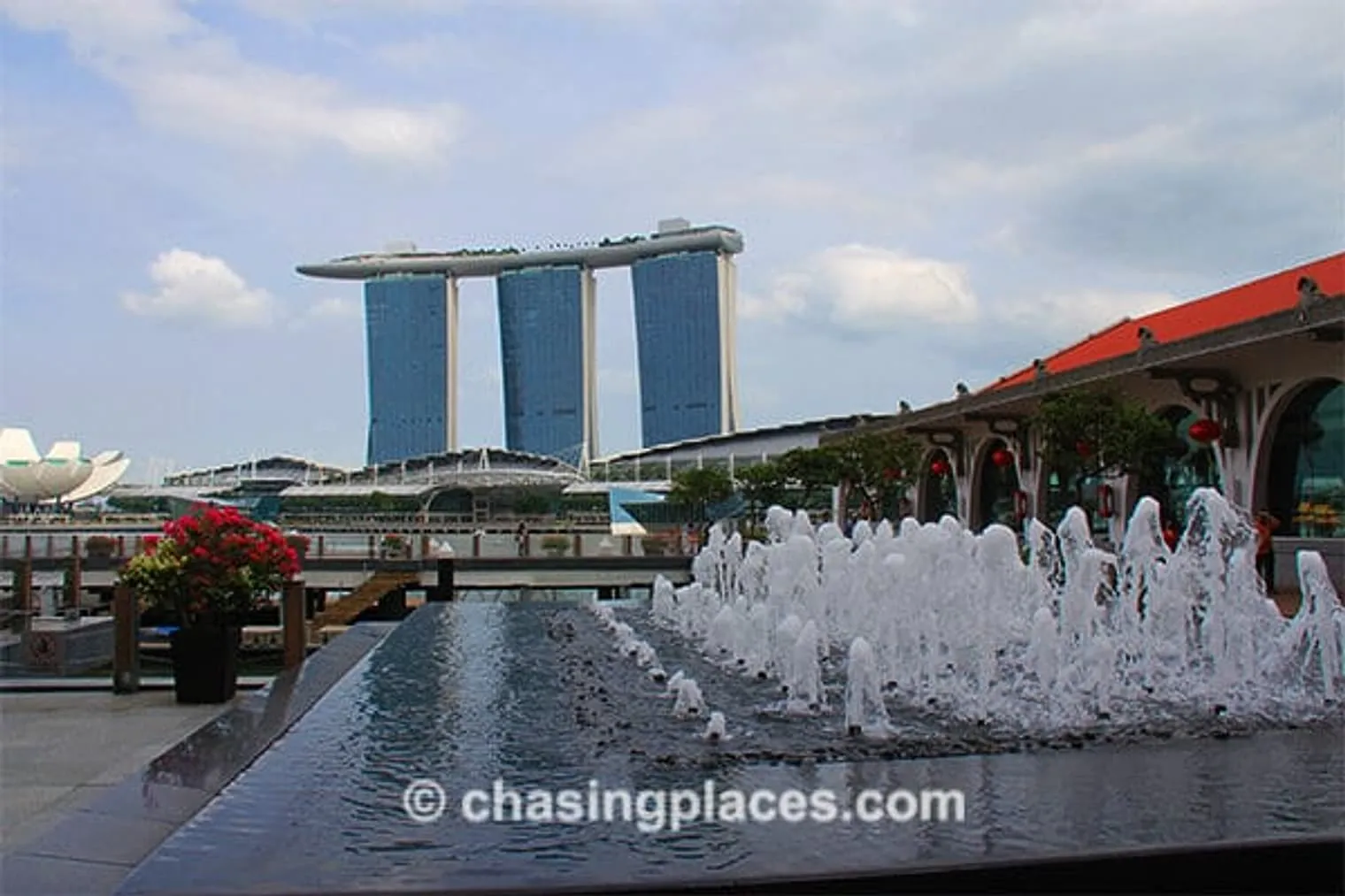 A gorgeous view of the world-famous Marina Bay Sands Hotel