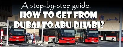 How to Get from Dubai to Abu Dhabi Using the Public Bus