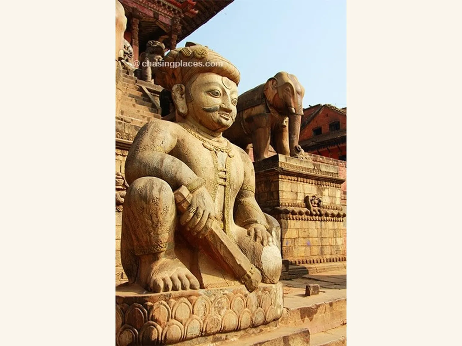 Bhaktapur is filled with ancient statues and historic monuments